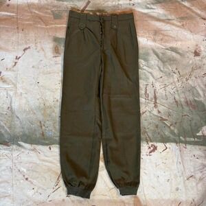 Vintage Convalsa 1970s Wool Army Military Pants